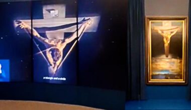 WATCH: Full view of Glasgow’s favourite Dalí painting in new home