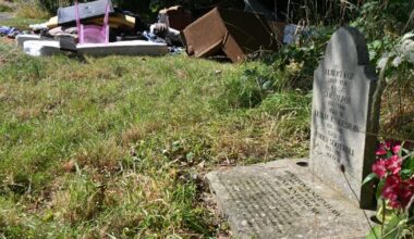 Scholemoor Cemetery fly-tipping may contain asbestos