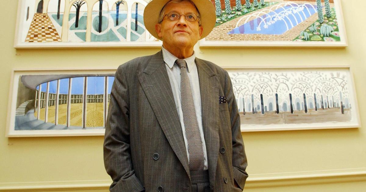 David Hockney print hidden in book for 46 years before £41,000 sale