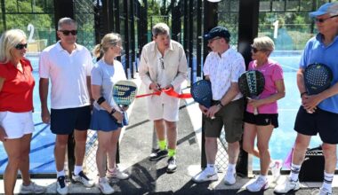 IN PHOTOS: Andover Lawn Tennis Club's new padel courts