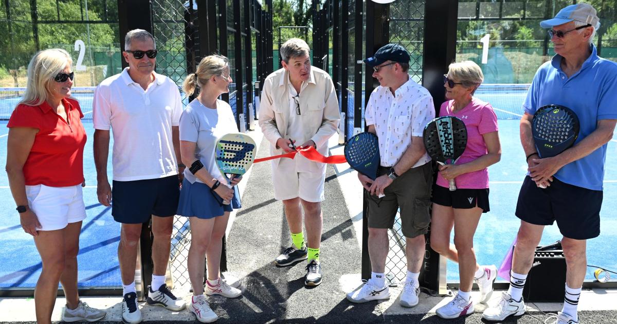 IN PHOTOS: Andover Lawn Tennis Club's new padel courts