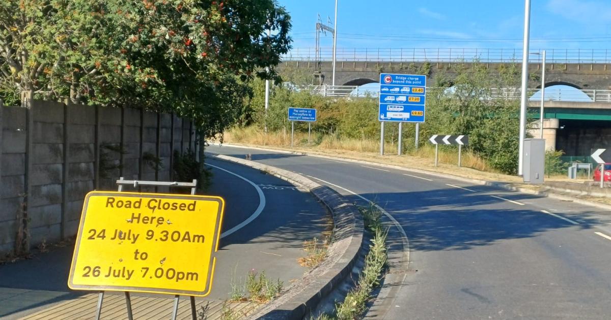 Silver Jubilee Bridge closed for filming of Batman sequel