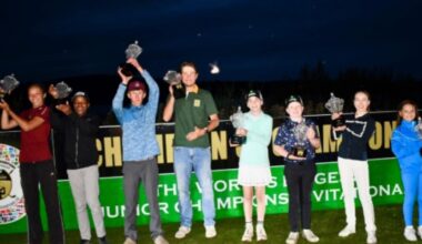 Junior golf World Championship winners crowned in Fermanagh