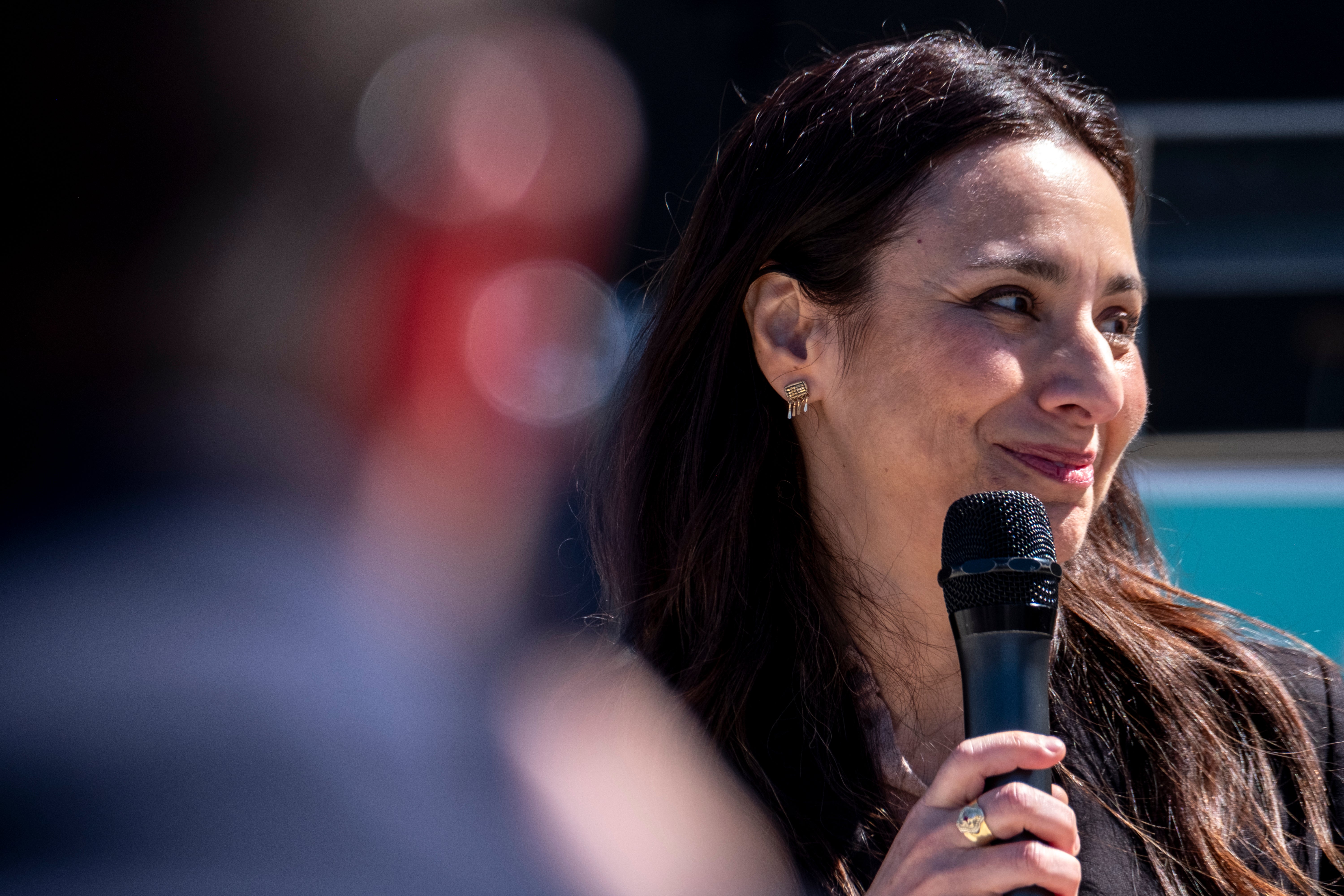 State Rep. Gina Hinojosa (D-TX) has made data centers an issue in her gubernatorial campaign