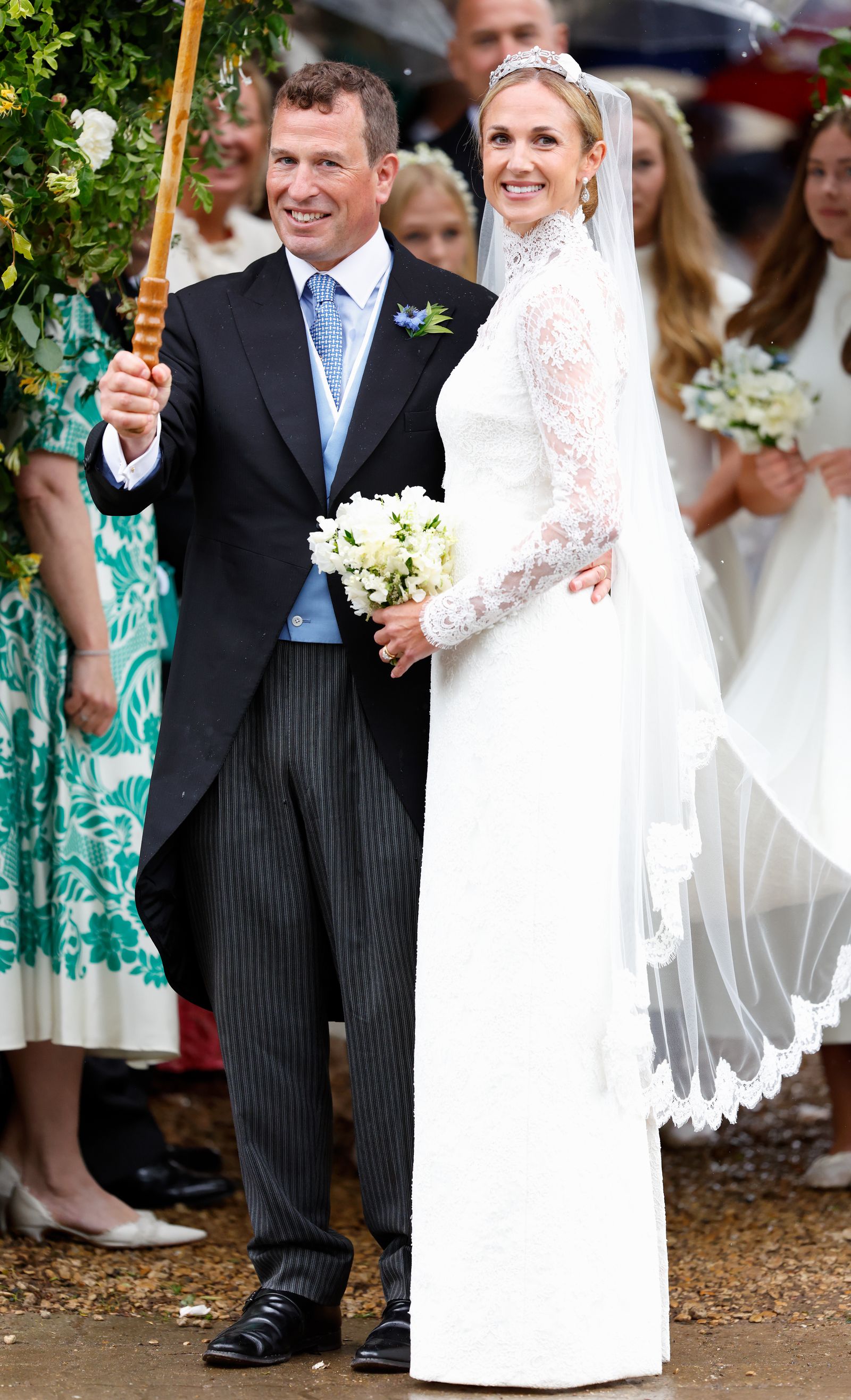 Image may contain Melina Kanakaredes Dominique An Adult Person Wedding Clothing Dress Fashion Formal Wear and Gown