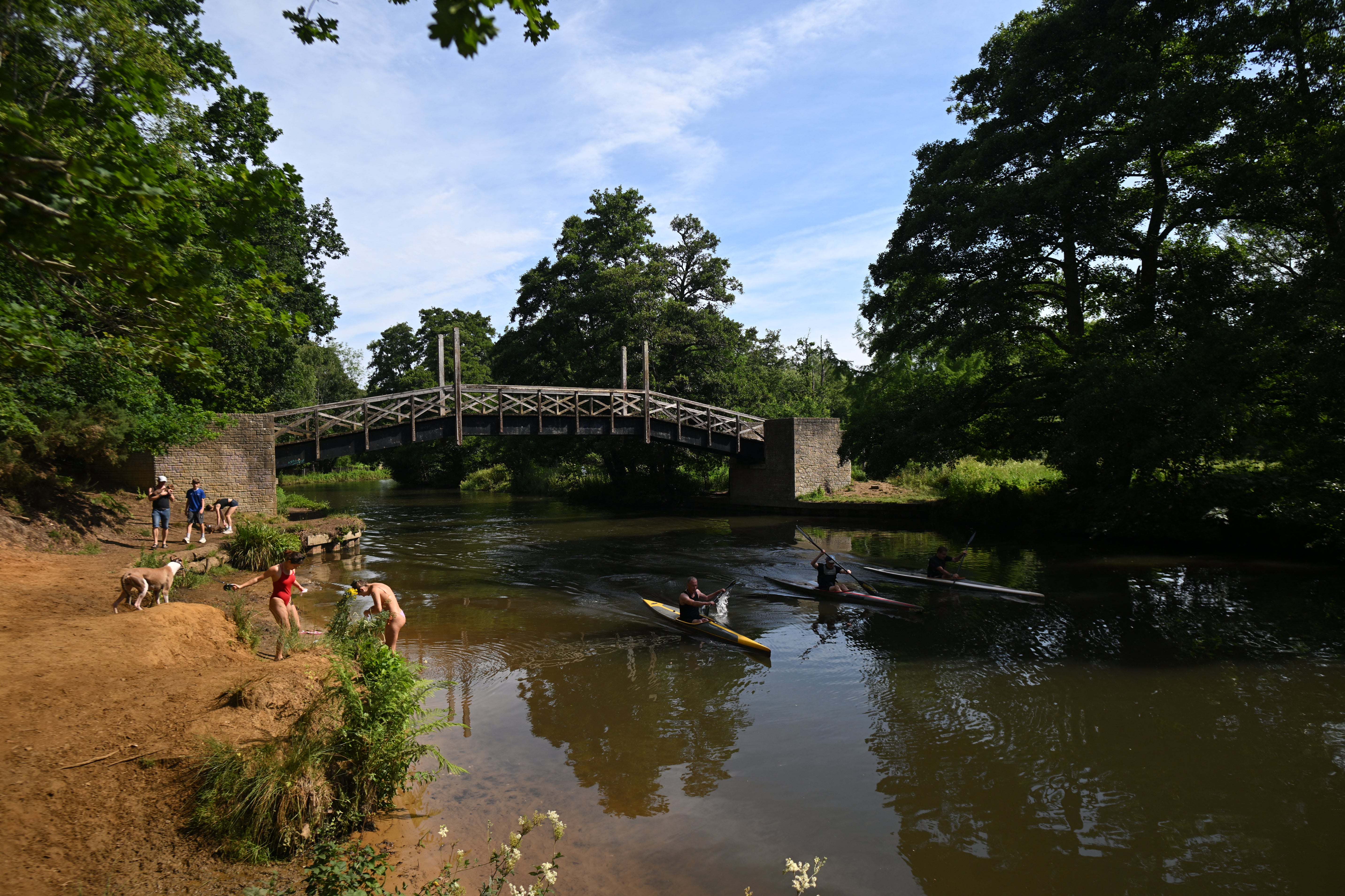 A hot summer is in store for the UK after a record-breaking June