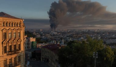 Ukraine-Russia war latest: Children among eight killed in Putin’s ‘furious’ aerial attack on Kyiv