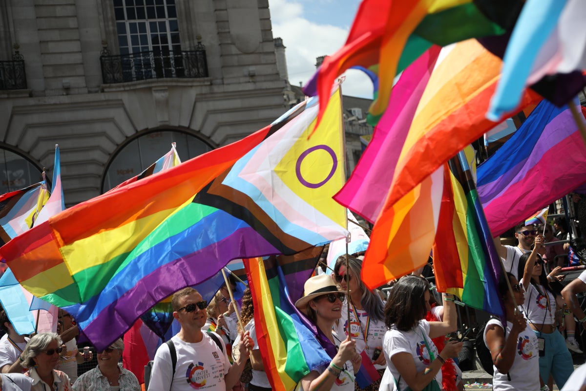 Thousands march in London Pride parade as activists warn LGBTQ+ rights under threat