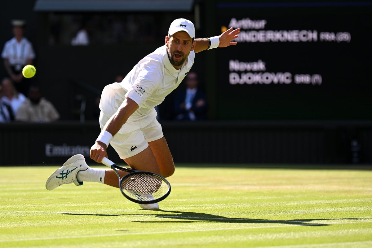 Novak Djokovic v Roman Safiullin LIVE: Wimbledon 2026 latest scores, results and order of play as Djokovic takes on qualifer before Aryna Sabalenka v Naomi Osaka
