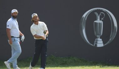 The Open fourth round tee times including Tommy Fleetwood, Bryson DeChambeau and Rory McIlroy