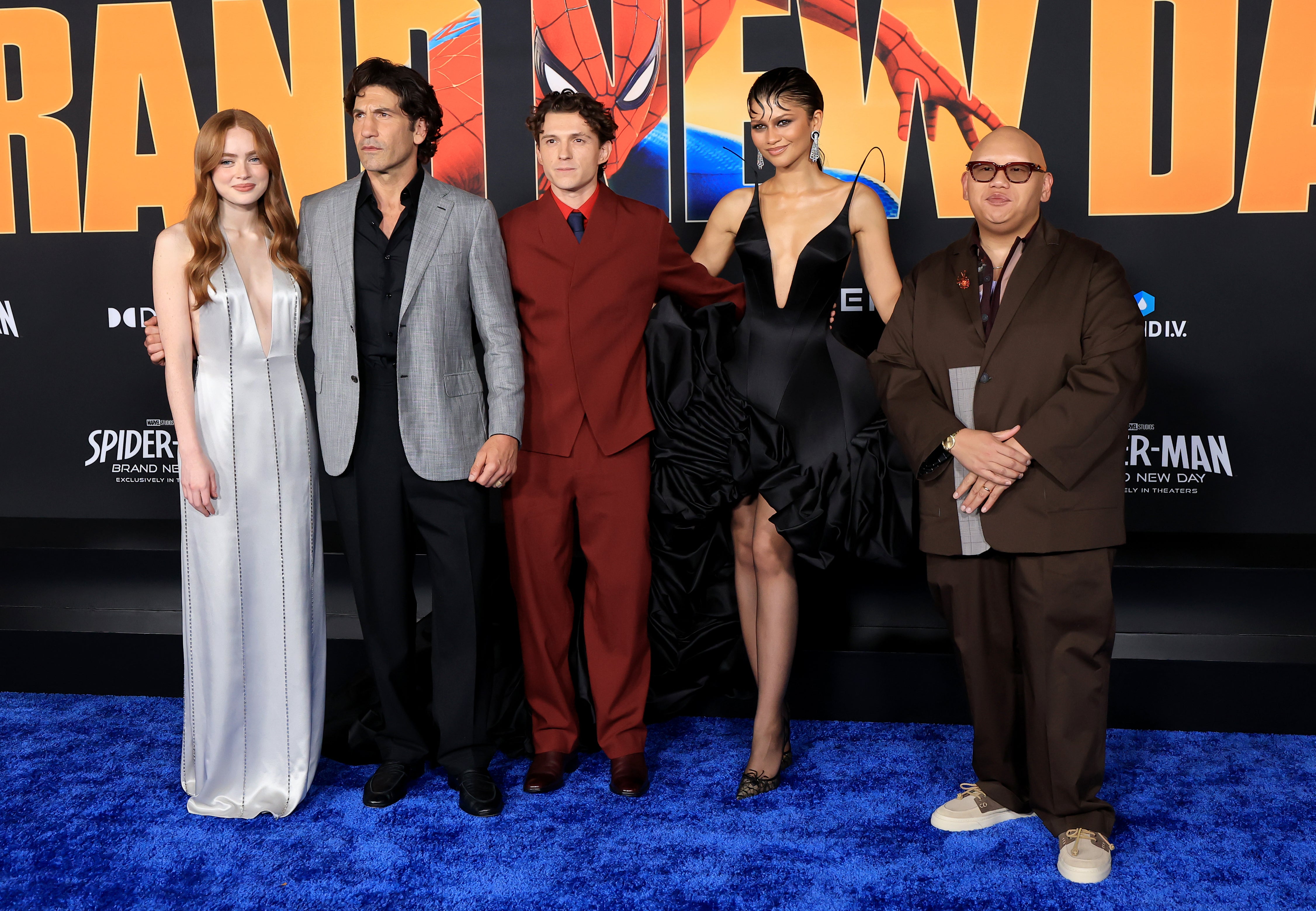 Sadie Sink, Jon Bernthal, Tom Holland, Zendaya and Jacob Batalon star in the new Spider-Man movie