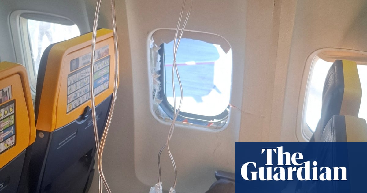 ‘If we die, we die together’: wife of Ryanair passenger almost sucked through window speaks | Ryanair