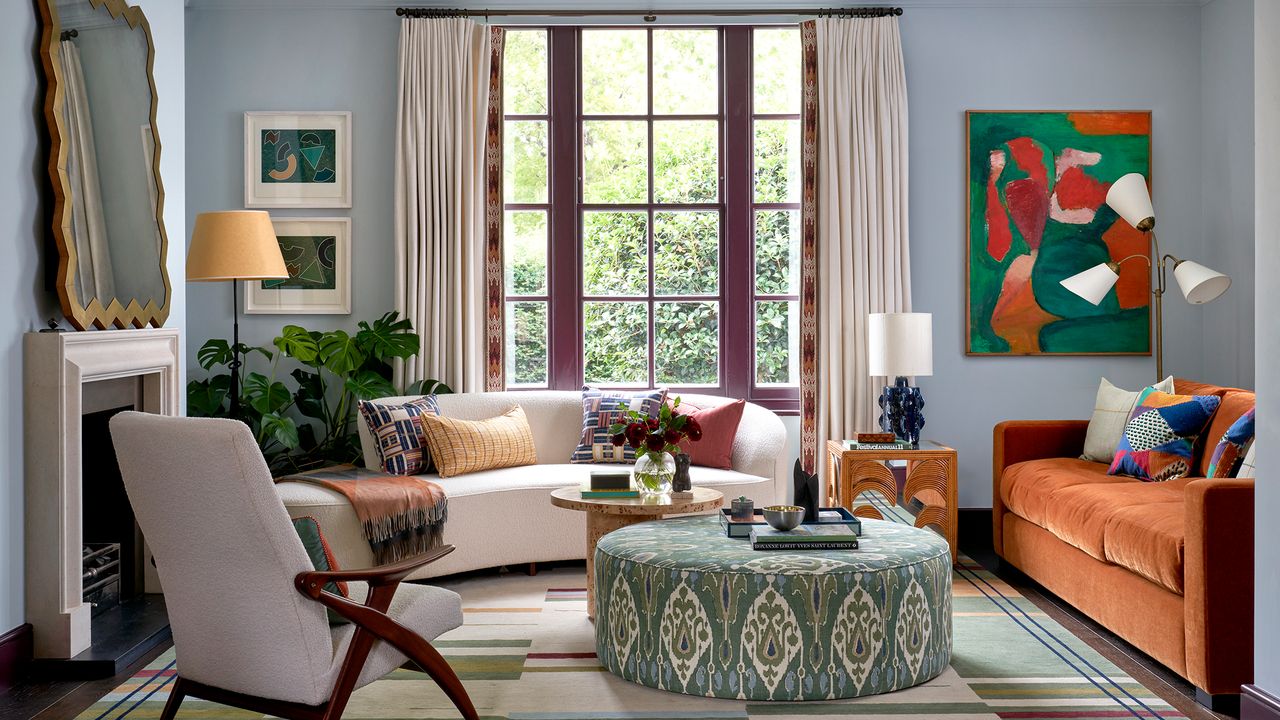 A Victorian house in Notting Hill that has been given a brilliantly bold and colourful new look