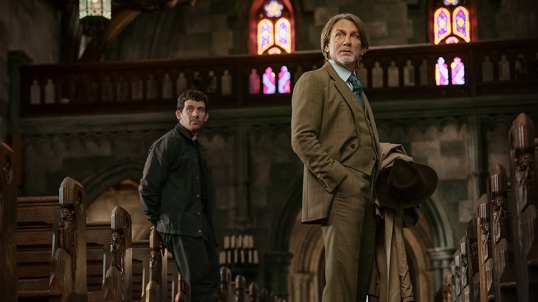 Josh O'Connor and Daniel Craig, Wake Up Dead Man: A Knives Out Mystery