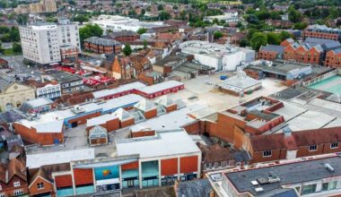 Newbury from above: Drone photos reveal town landmarks and changing skyline