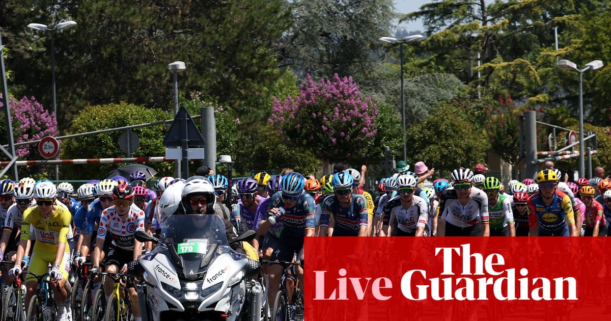 Tour de France 2026: heat-shortened stage nine updates on road to Ussel – live | Tour de France 2026
