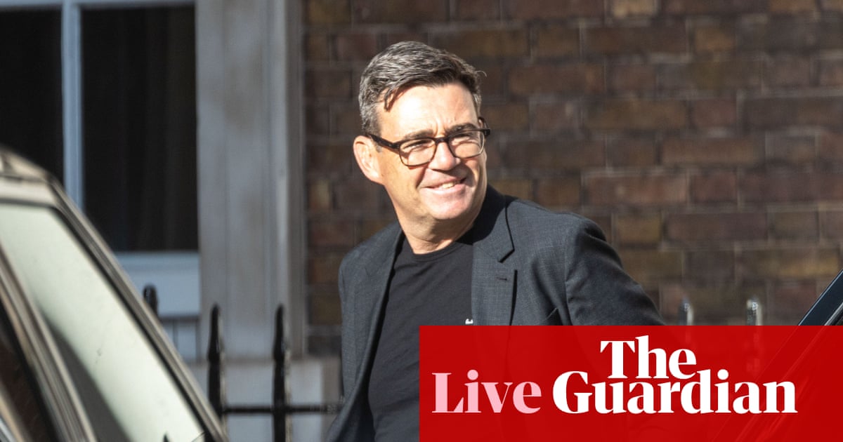 Andy Burnham to become new prime minister and lay out ‘10-year plan’ for the UK in No 10 speech – UK politics live | Politics