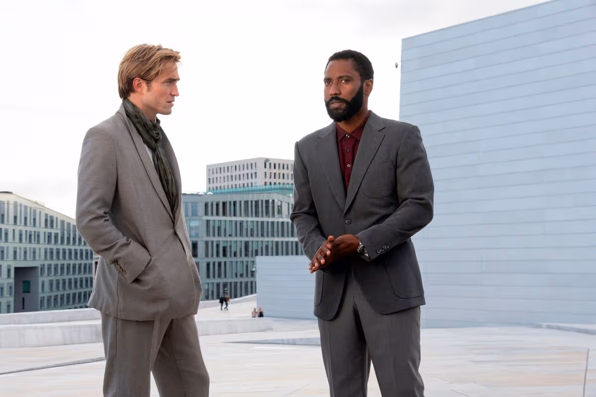John David Washington and Robert Pattinson in Tenet 