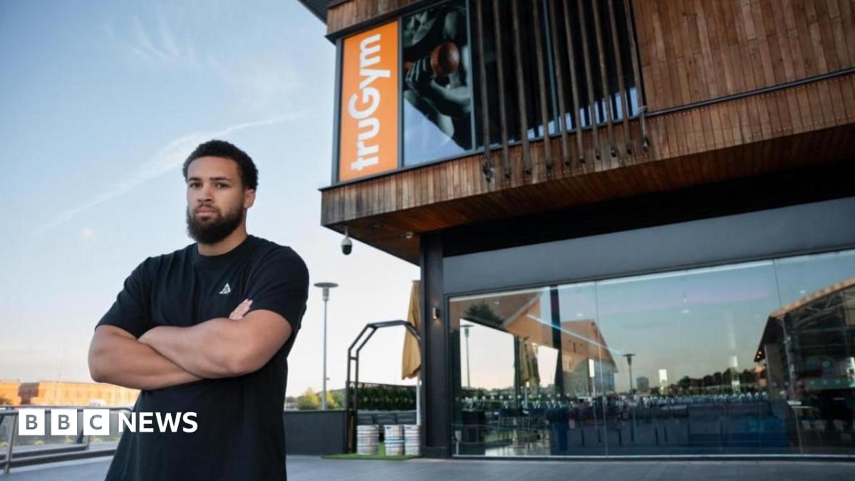 A man with his arms folded, standing outside truGym in Chatham, which will become Club Eight³, a specialist health club for people looking for elite performance and longevity