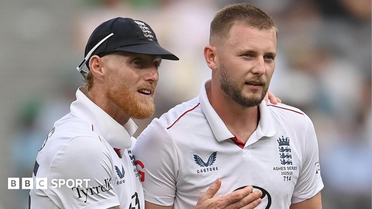 Former England captain Ben Stokes and pace bowler Gus Atkinson