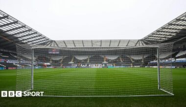 A general view of Swansea.com Stadium