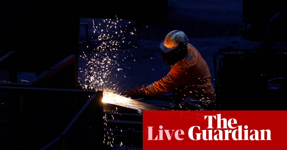 Government brings British Steel under public ownership; UK economy grows 0.1% in May – business live | Business
