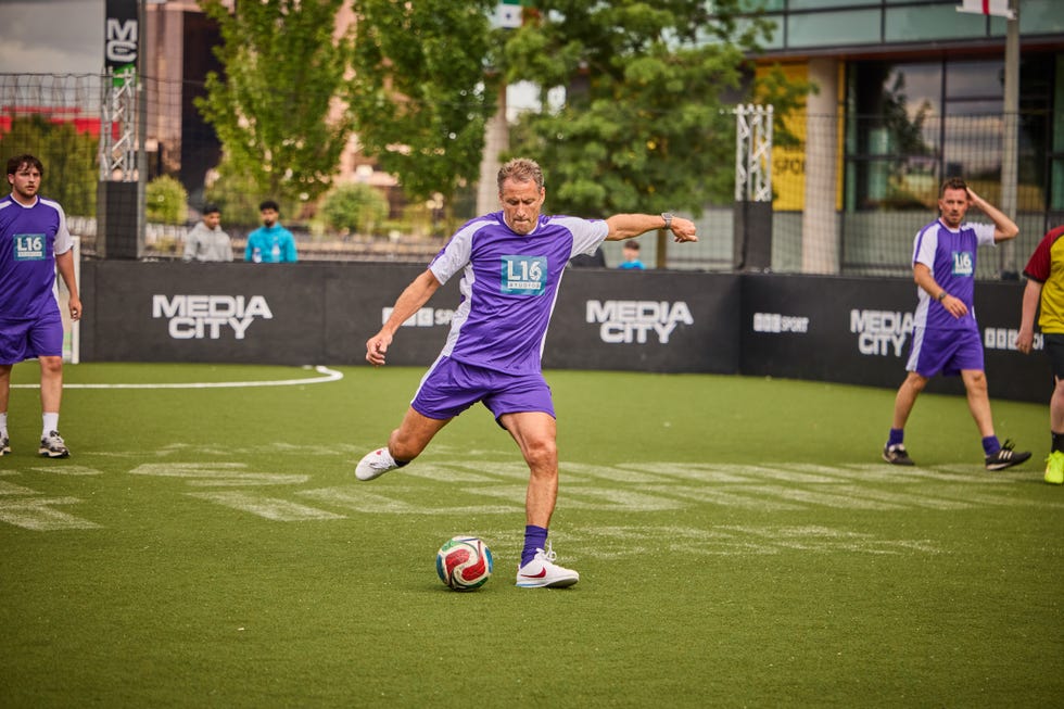 nick pickard, hollyoaks vs waterloo road 5 a side football match