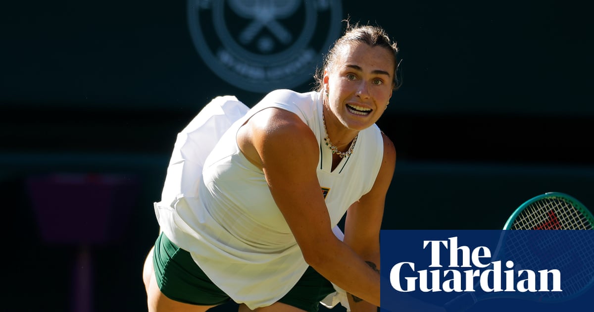 Sabalenka shows off growth on grass to dominate Ostapenko at Wimbledon | Wimbledon 2026