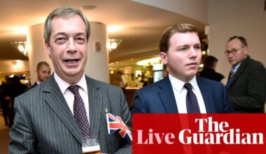 Labour asks Electoral Commission to investigate claims Farage broke electoral law by not disclosing gifts – UK politics live | Politics