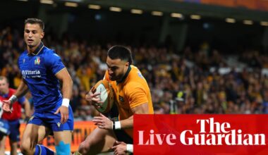 Australia v Italy: Nations Championship rugby union international – live | Nations Championship
