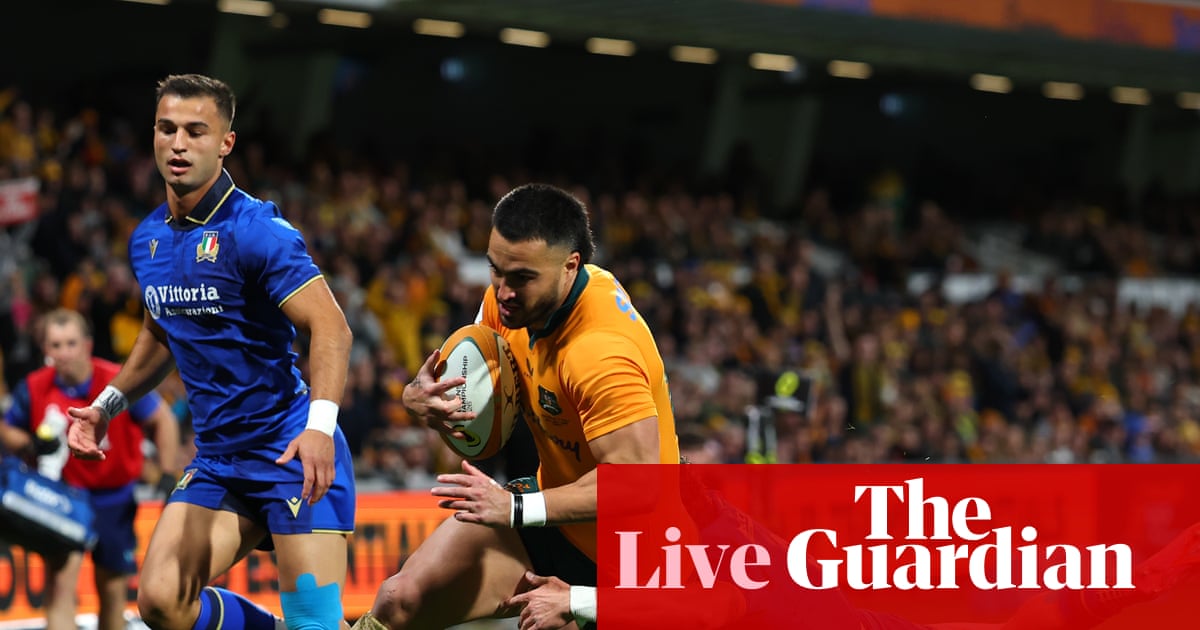 Australia v Italy: Nations Championship rugby union international – live | Nations Championship