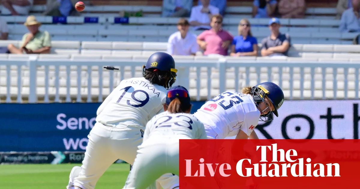 England v India: women’s Test, day four updates – live | Women's cricket