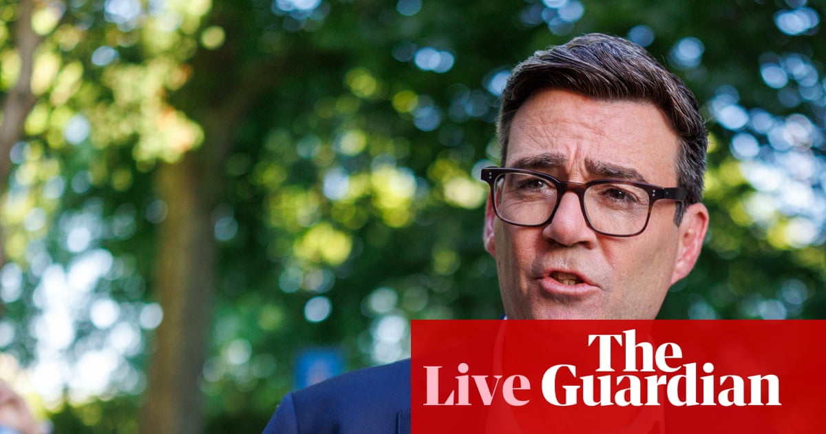 Andy Burnham says Labour manifesto has room for ‘movement on tax’ – UK politics live | Politics