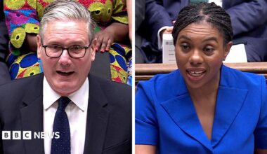 Starmer and Badenoch share tributes and jokes in their final PMQs together