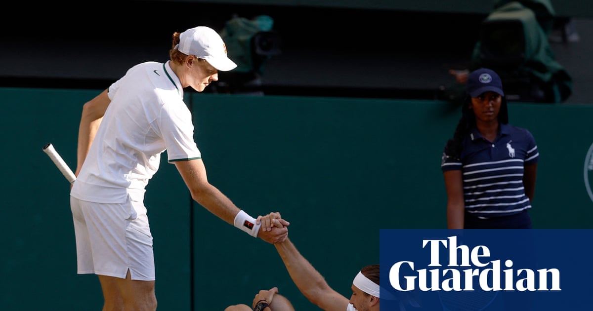 Fleeting window slammed shut as Zverev gets lost in the Sinner Zone | Wimbledon 2026
