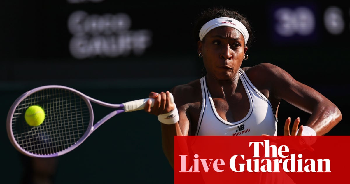 Wimbledon 2026: Auger-Aliassime v Zheng; Sabalenka, Gauff, Djokovic and Sinner win; Fonseca out – live | Wimbledon 2026