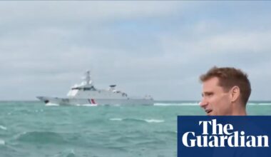 Conservative MP accuses French navy of firing shots near him in Channel | Immigration and asylum
