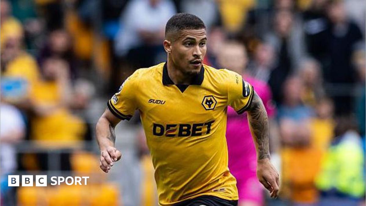 Joao Gomes in action for Wolves during the 2025-26 season