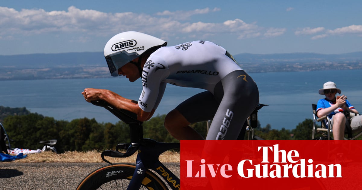 Tour de France 2026: punishing stage 16 time trial on the shores of Lake Geneva – live | Tour de France 2026
