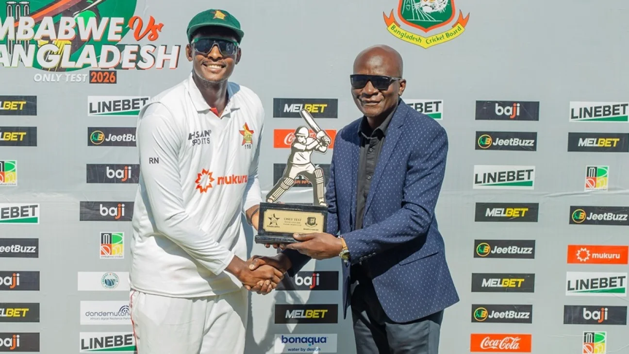 Zim vs Ban 2026 - Richard Ngarava: 'I walked into this Test match thinking about making history'