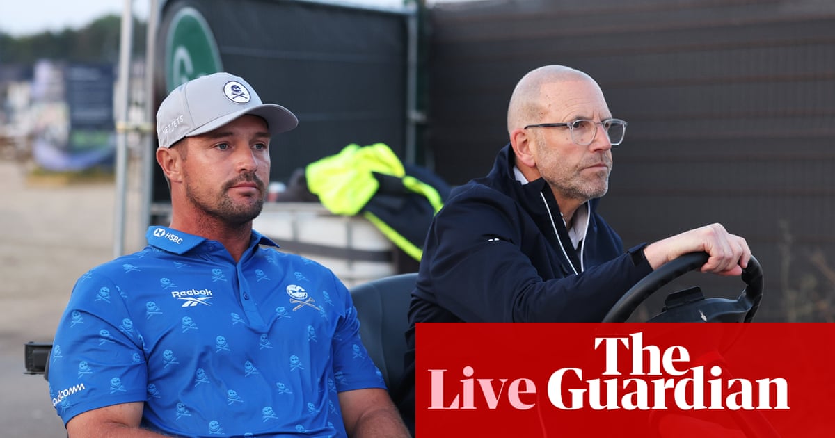 The Open 2026: DeChambeau handed two-shot penalty, Herbert leads after day two – as it happened | The Open