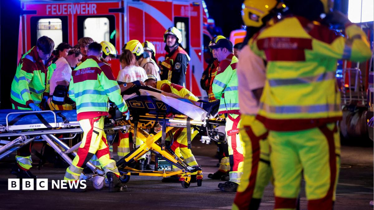 One dead, 16 injured at Berlin Pride event, police say, after vehicle driven into crowd