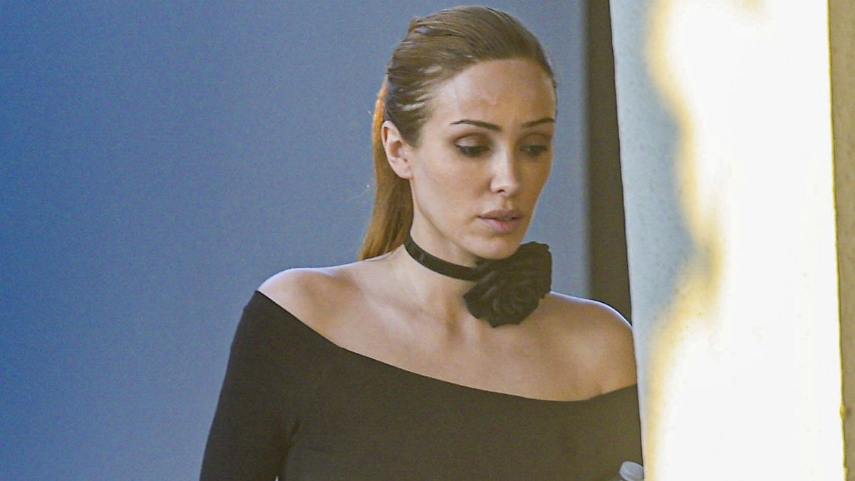 Bianca Censori's ultra-plunging bodysuit and fishnet tights steal the show during Ibiza night out