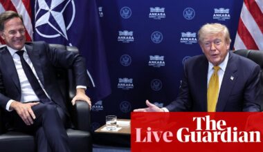 Greenland ‘is very important for US, but not important for Denmark’, Trump says at Nato meeting – Europe live | World news