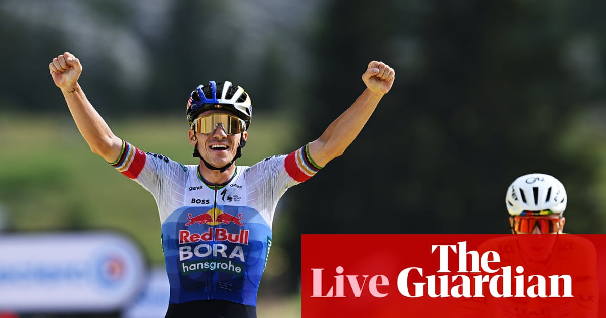 Tour de France 2026: Vingegaard crashes out before Evenepoel wins on stage 15 – as it happened | Tour de France 2026