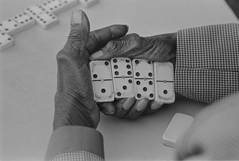 Martine Barrat, Eric Williams, the domino champion, Harlem