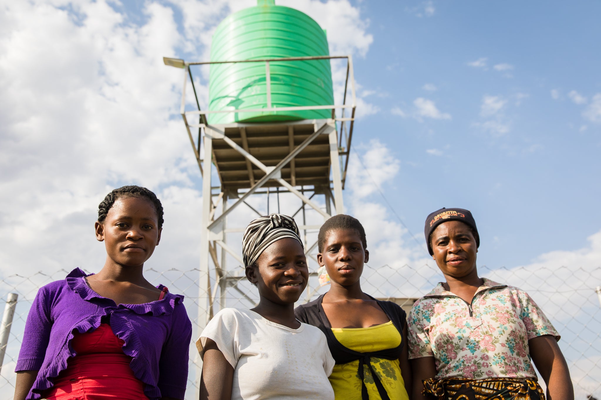 Beneficiaries of a solar-powered water infrastructure project in Zambia that was backed with CIF financing
