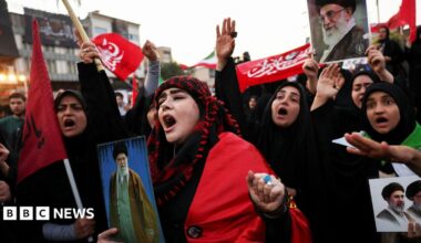 Thousands on streets in Iranian capital for former Supreme Leader Ayatollah Ali Khamenei’s funeral procession - follow live