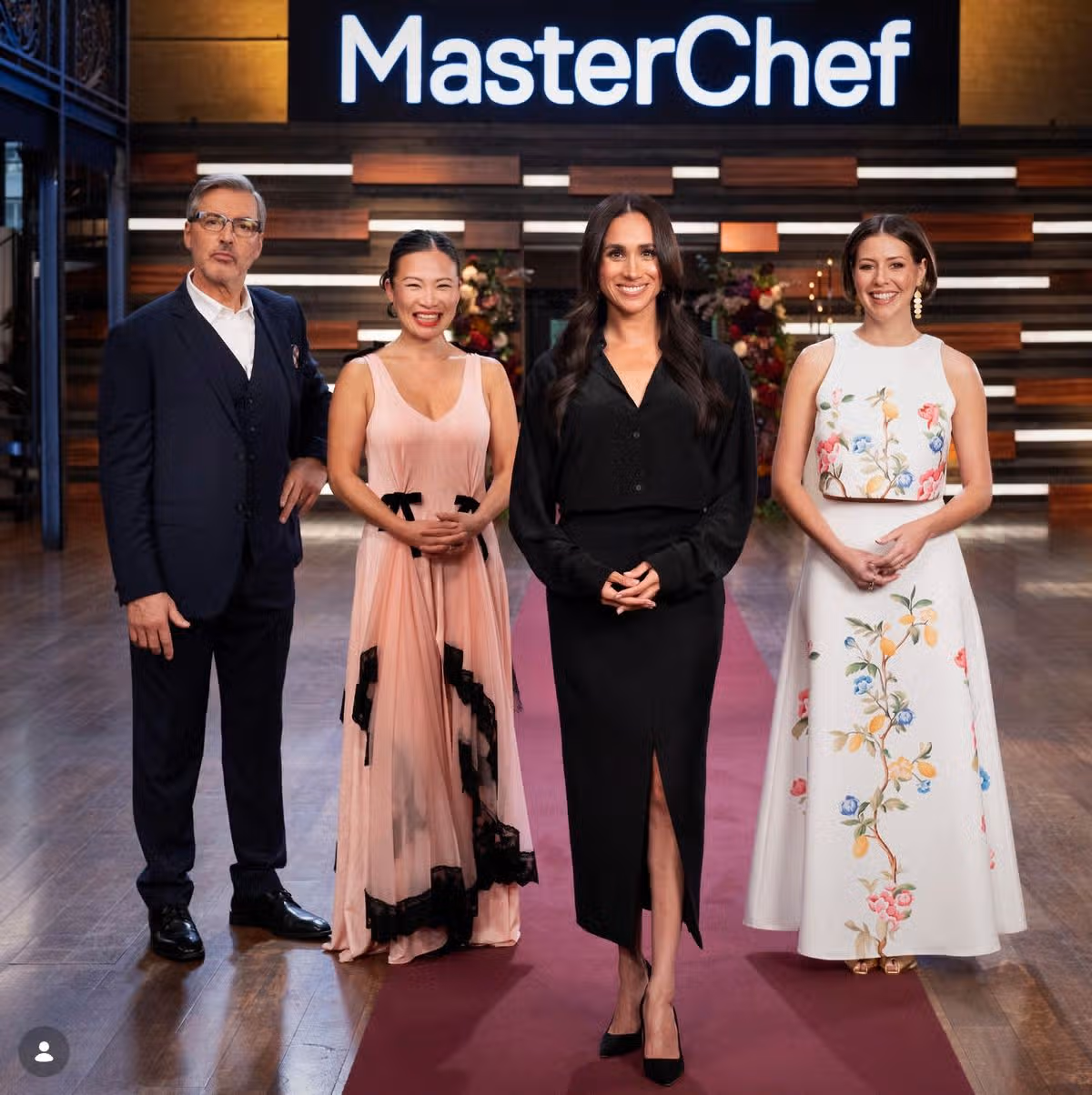 Meghan as a guest judge on MasterChef Australia