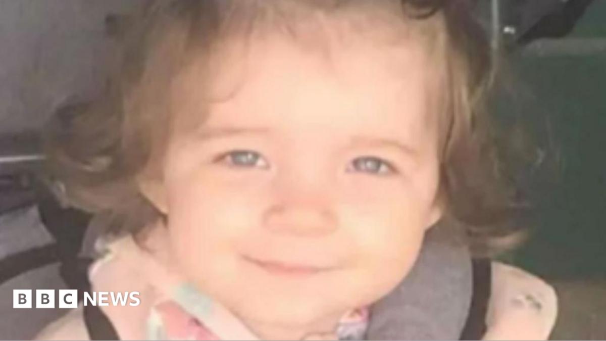 Head-and-shoulders image of Isabelle Rose Welsh. She is a two-year-old girl, is smiling directly into the camera and has dark curly hair. She is wearing a pink top.